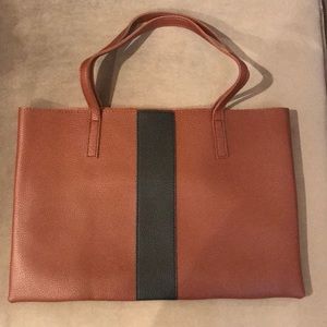 Vince Camuto Brown and Black Tote